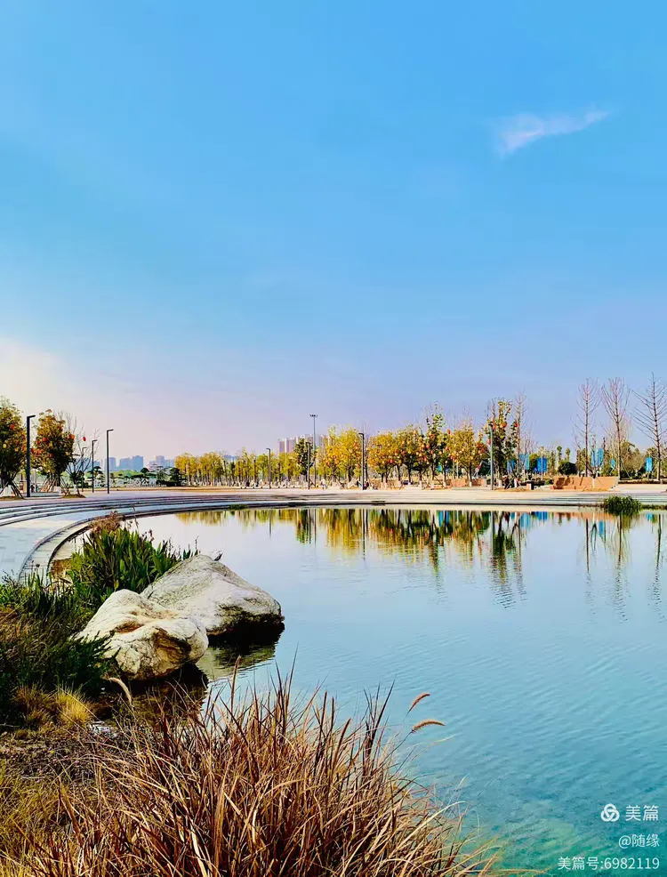 德阳文徳湖景色